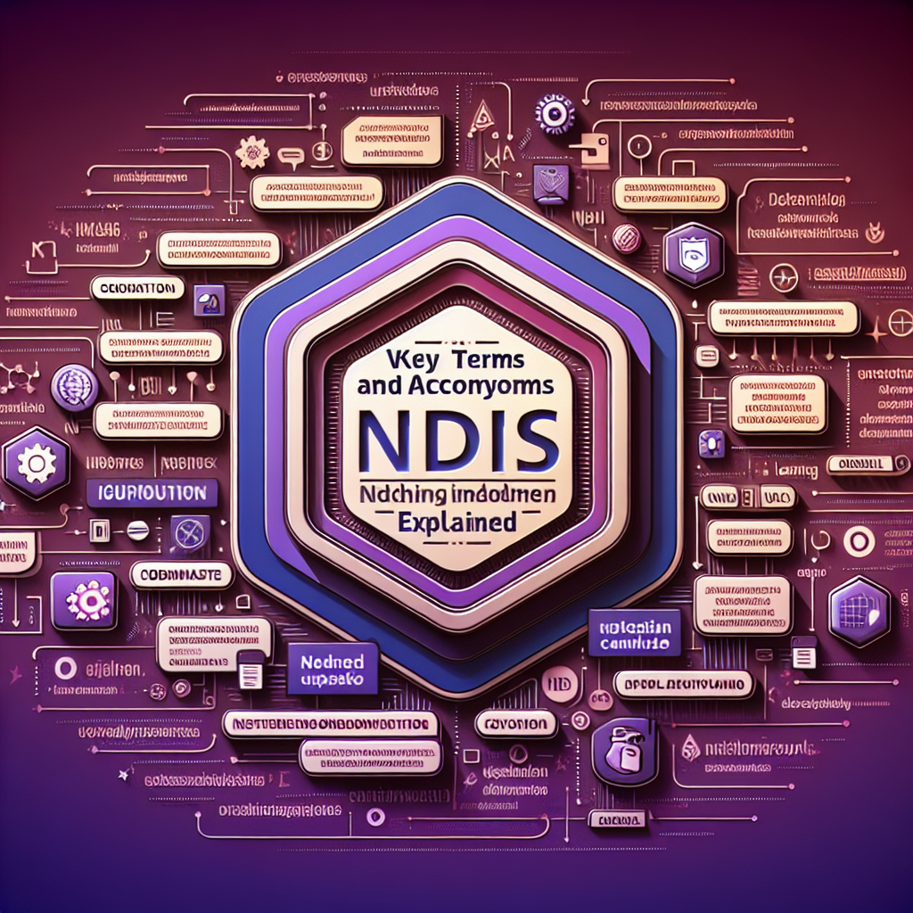 Key Terms and Acronyms in the NDIS Explained