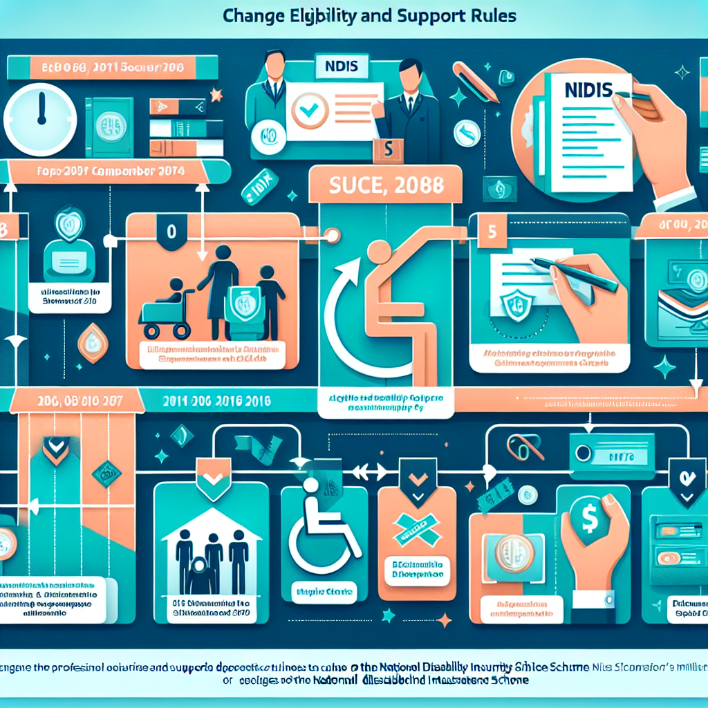Timeline of NDIS Eligibility and Support Rule Changes